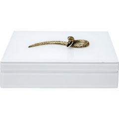 Snake Bite Beyaz Dekoratif Kutu
