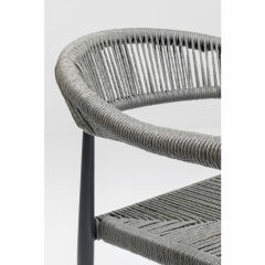 Chair With Armrest Palma Grey Sandalye
