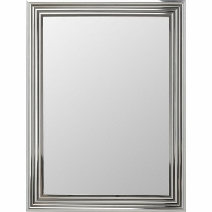 Wall Mirror Frame Eve Silver Ayna 74x99 cm