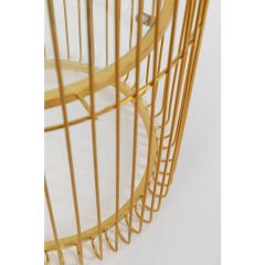 Wire Gold Çelik Saksı 44 cm