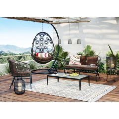 Hanging Chair Ibiza Kahverengi Bahçe Takımı