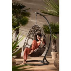 Hanging Chair Ibiza Kahverengi Bahçe Takımı