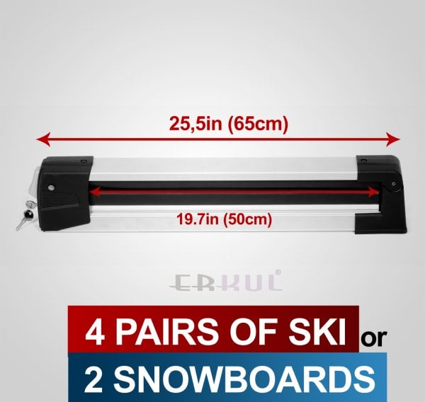 Dörtlü Kayak ve Snowboard Taşıyıcı