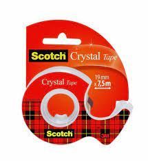 3M Scotch Kristal Bant Kesicili 19mm*7,5mt 4 Rulo