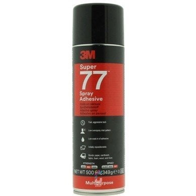 3M™ Super 77 Çok Amaçlı Sprey Yapıştırıcı Hızlı ve Güçlü Yapışma 500 ml 1 Adet