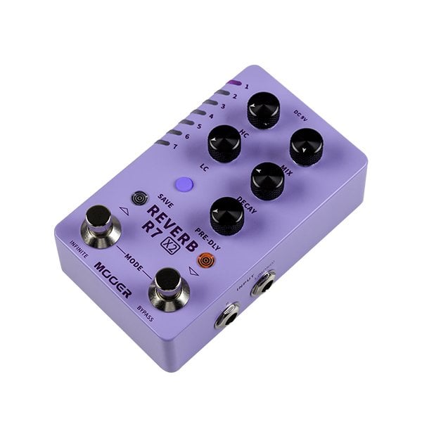 Mooer R7 X2 Stereo Reverb Pedalı (M723)