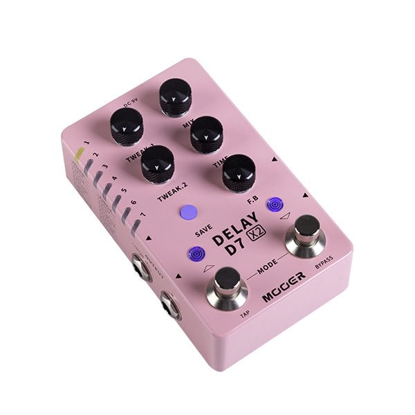 Mooer D7 X2 Stereo Delay Pedalı (M722)