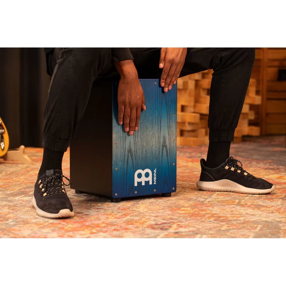 Meinl Cajon Pacific Blue Fade Frontplate (MCAJ100BKPBF)