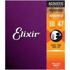 Elixir 010-047 Fosfor Bronz Akustik Gitar Teli (16002)