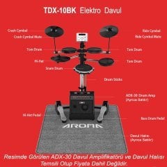 Aroma TDX10BK Elektro Davul