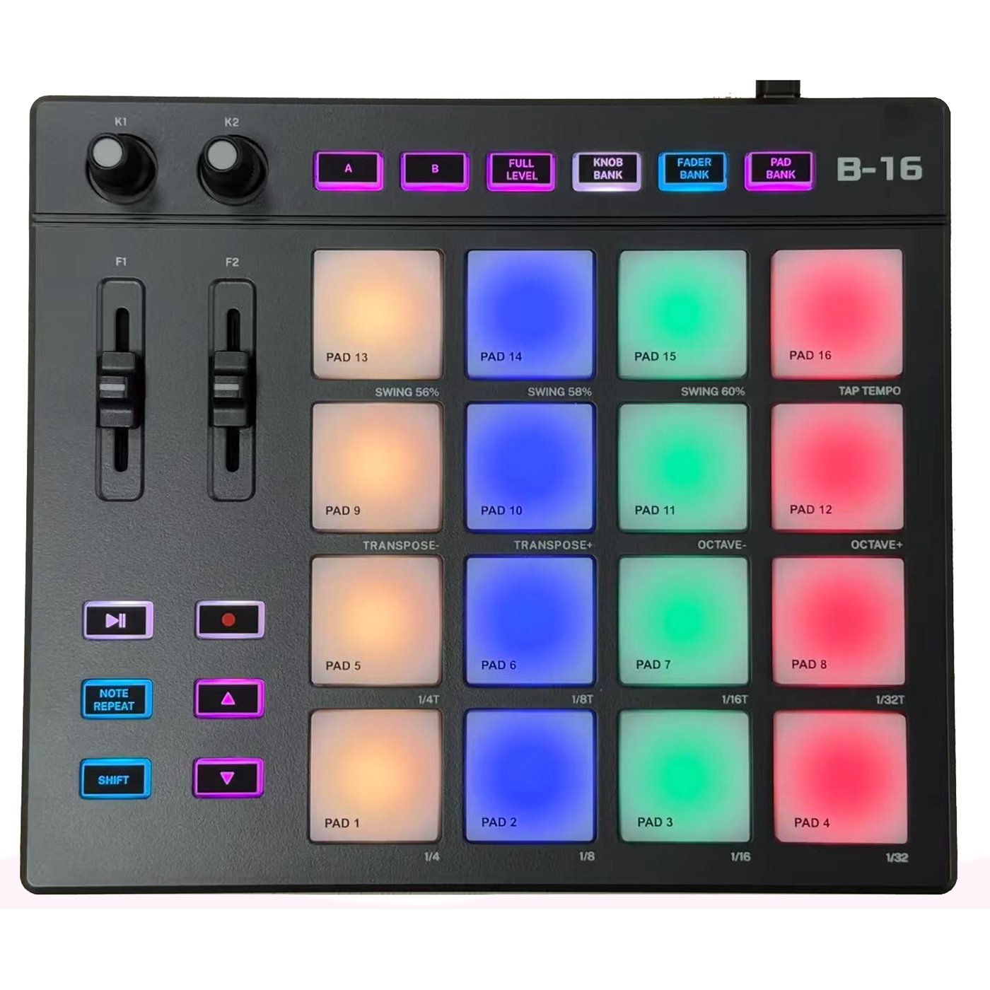 Beisite B16MIDI Midi Pad