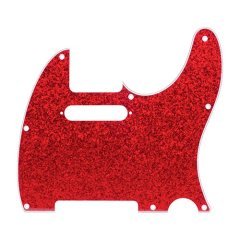 Dandrea DPPTLRDS Telecaster Tipi Pickguard Red Sparkle