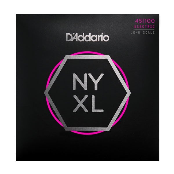 Daddario NYXL45100 Bas Gitar Tel Seti Nyxl Serisi Long Scale 4 Telli Regular Light 45 100