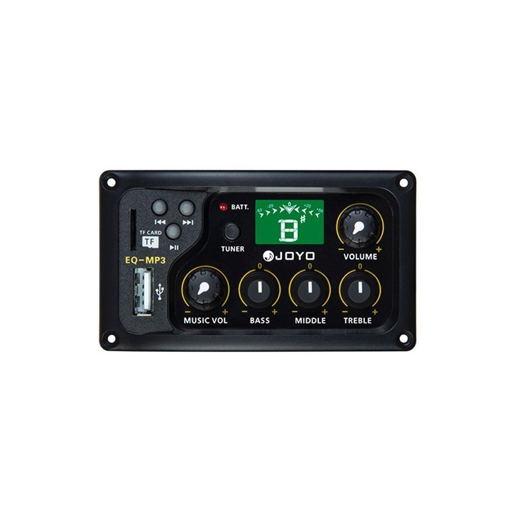 Joyo EQMP3 On Board Preamp Tuner EQ Gitar İçin Eşikaltı Piezo MP3 Player