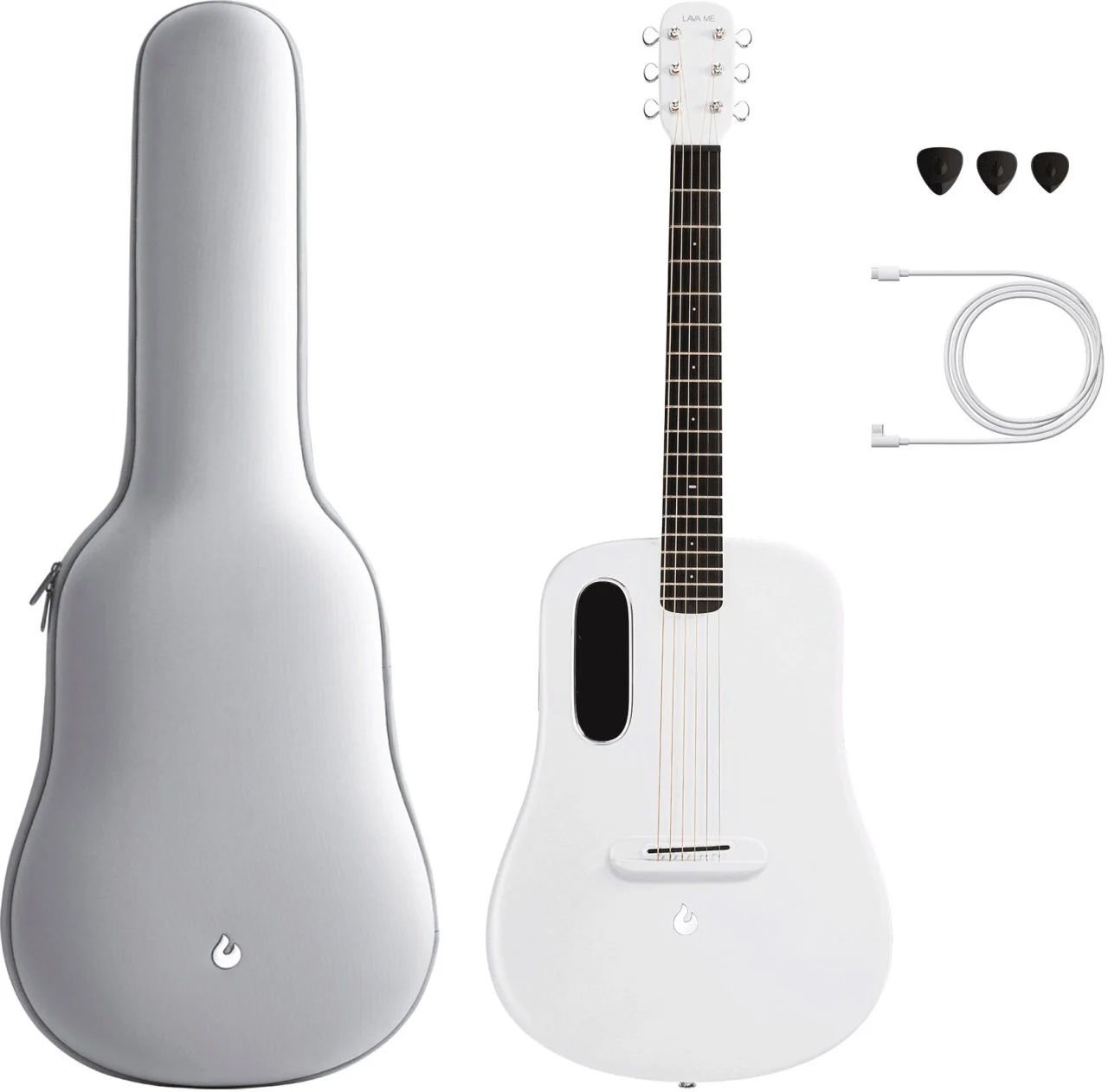 Lava Me 3 Smart Akustik Gitar LVM3WH