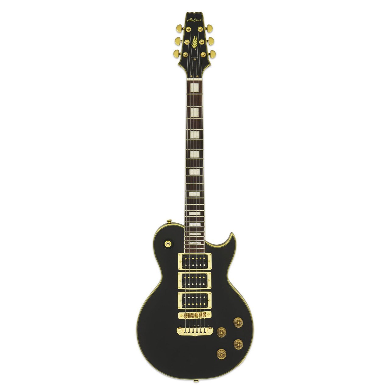 Aria Pro II PE-350PF AGBK Elektro Gitar HHH RW