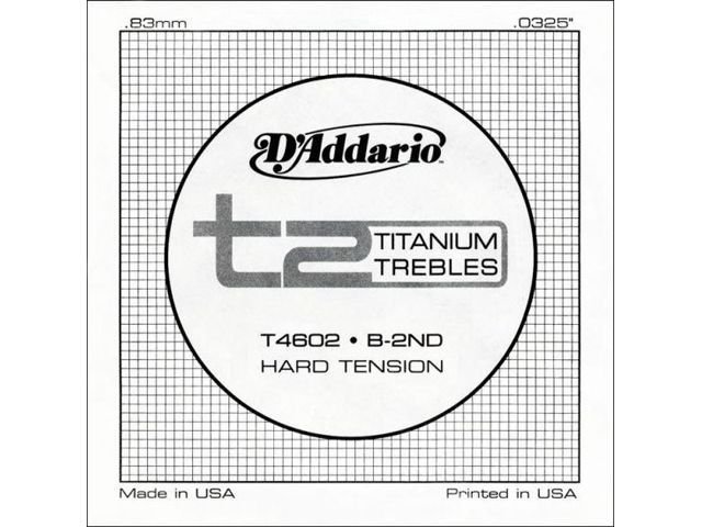 Daddario T4602 Klasik Gitar Tek Tel T2 Titanium .032 Hard