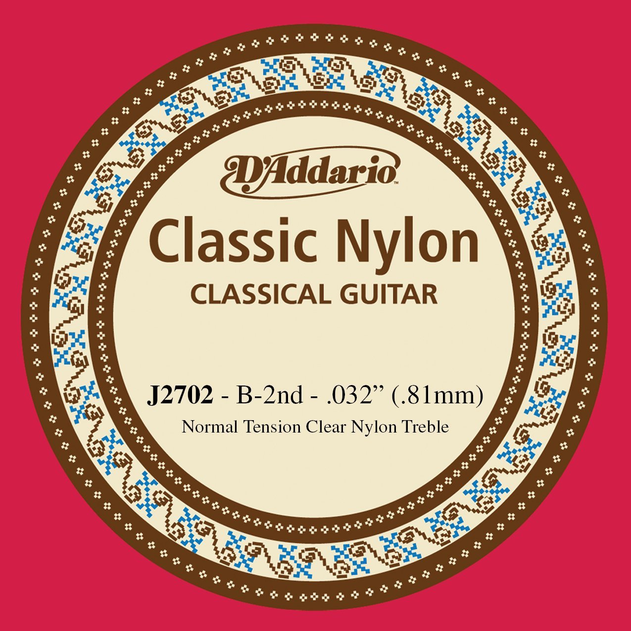 Daddario J2702 Klasik Tek Tel Clear Naylon Normal Tension (Si)