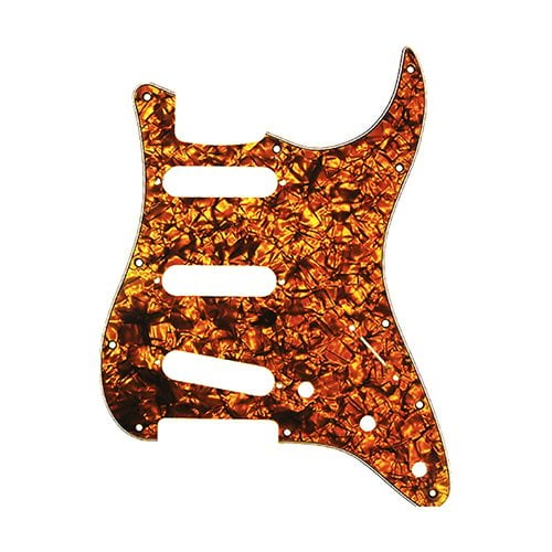 Dandrea SSS Strat Gitar Orange Pearl Pickguard DPPSTORP