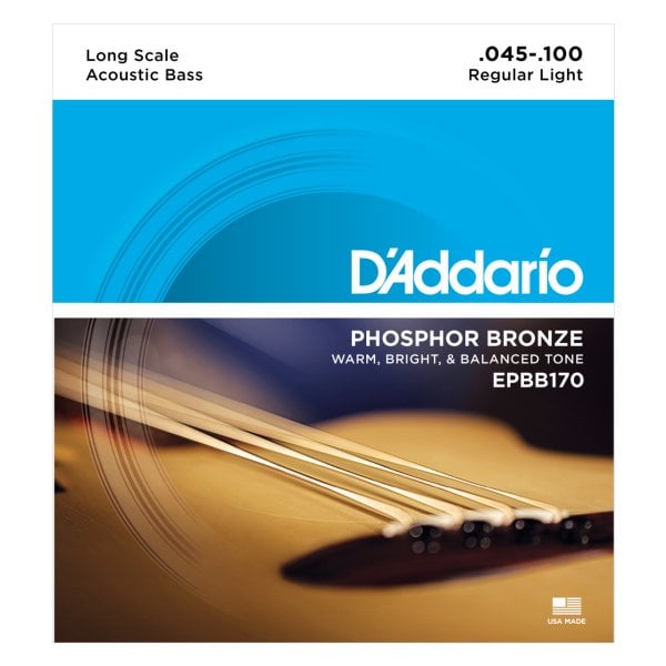 Daddario EPBB170 Bas Tel Set Akustik Phos.Bronze Soft Long