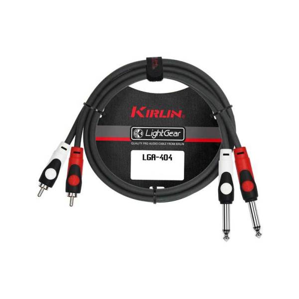 Kirlin 3mt Patch Kablo (2x1/4'' Mono - 2xRCA)