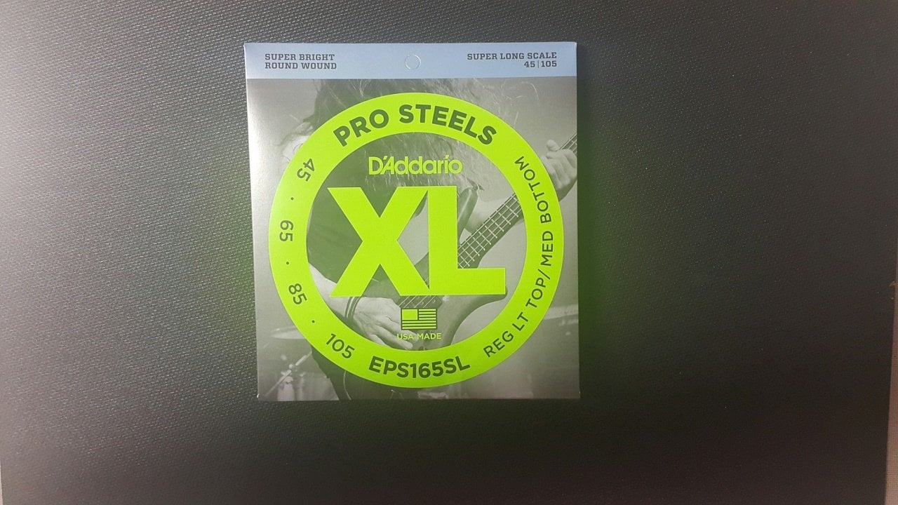 Daddario EPS165SL Bas Tel Set PROSTEEL 45105 SUP LNG