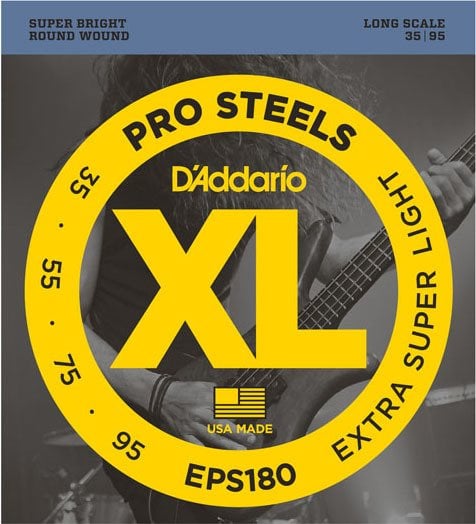 Daddario EPS180 Bas Tel Set Prosteel 3595