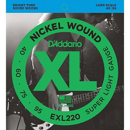 Daddario EXL220 Bas Tel Set Super Soft Long (.040)