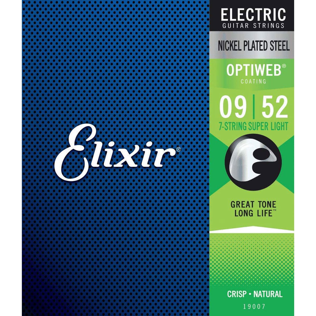 Elixir 009-052 Optiweb Elektro Gitar 7 Telli Set (19007)