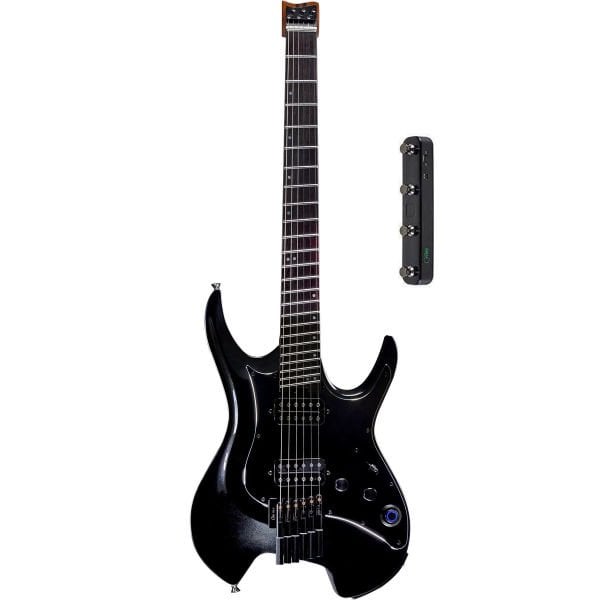 GTRS W800PBK Headless Multiscale Smart Gitar