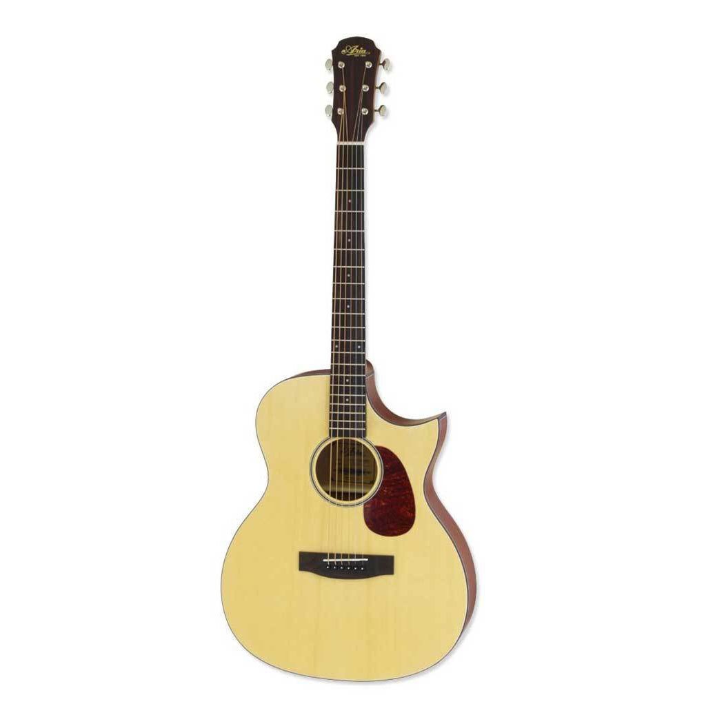 Aria 101CE-MTN Cutaway Elektro Akustik Gitar