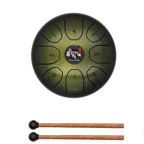 Himalaya Blessing 14cm Steel Tongue Drum BQ55AGR