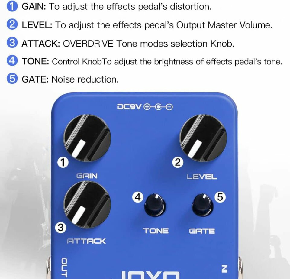 Joyo JF23 Argos Overdrive Pedalı