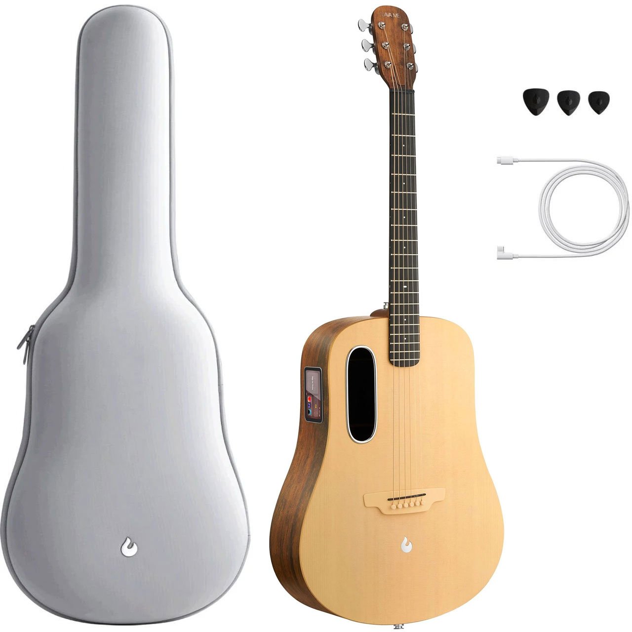 LAVA ME 4 Smart Akustik Gitar (Ladin - LVM4S41WBB)