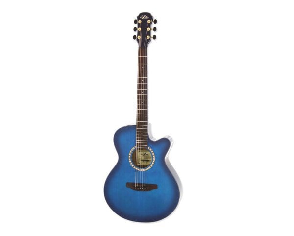 Aria TG1ESBL Cutaway Elektro Akustik Gitar