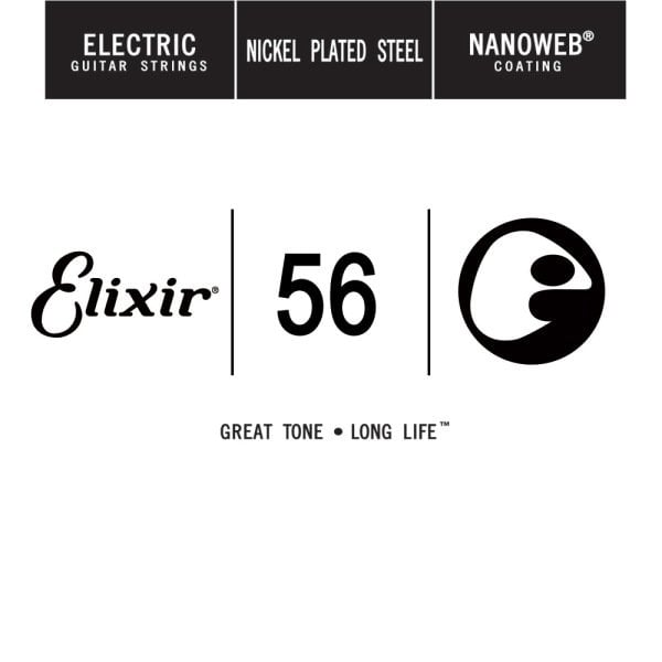 Elixir 056 Tek Elektro Gitar Teli (15256)