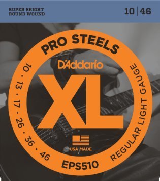 Daddario EPS510 Elektro Tel Prosteel Light 010 Set