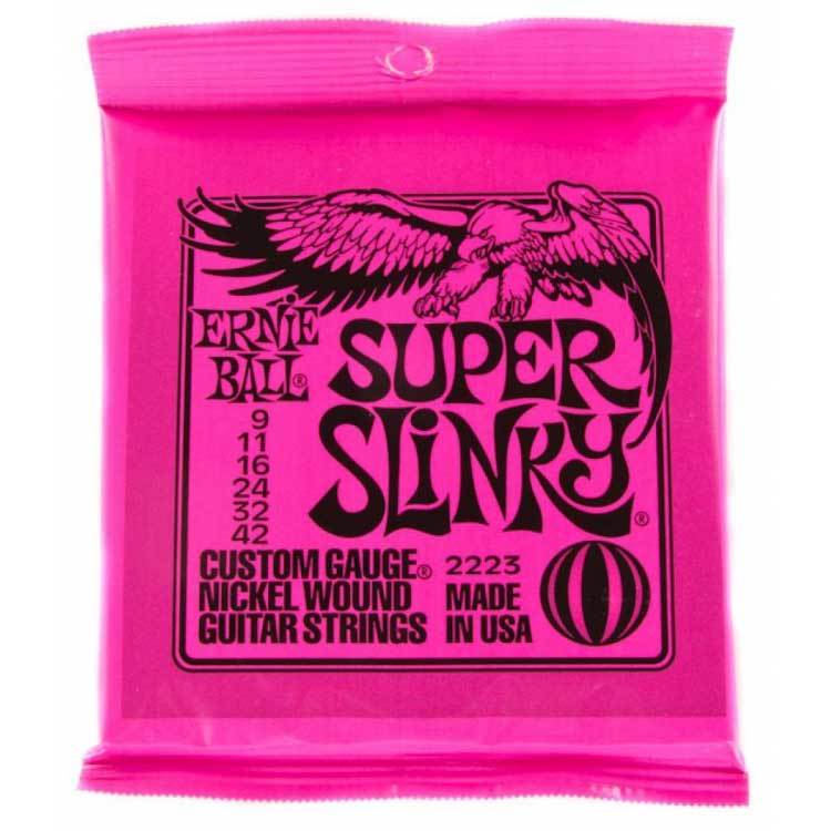 Ernie Ball 09-42 Super Slinky Elektro Gitar Teli P02223