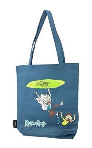 RICK AND MORTY PORTAL BEZ CANTA GABARDIN LACIVERT