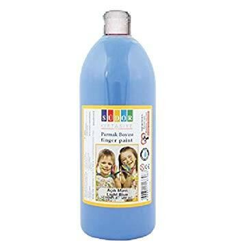 SUDOR PARMAK BOYASI 500ML ACIK MAVI (8009-07)