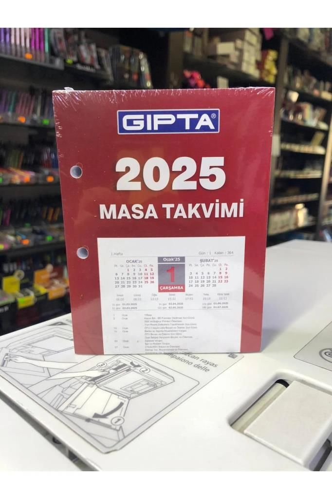 GIPTA BLOK MASA TAKVIMI 10X13 (365-GTB) 2025 4LU