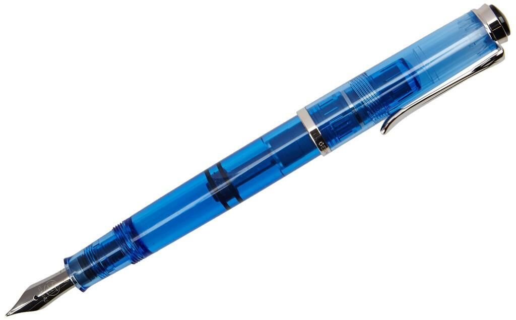 PELIKAN M205 DOLMAKALEM BLUE DEMONSTRATOR
