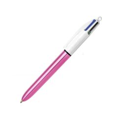 BIC FONKSIYONLU TUKENMEZ KALEM 4 RENK SHINE PEMBE