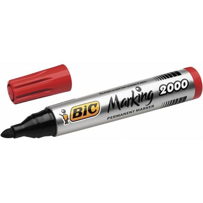 BIC PERMANENT MARKER 2000 KIRMIZI TEKLI