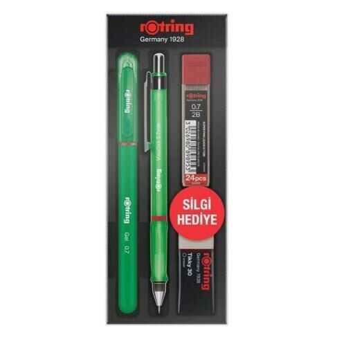 ROTRING OKUL SETI VISUCLICK+JEL 0.7 MM YESIL