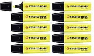 STABILO BOSS FOSFORLU KALEM SARI 10LU (70/24)