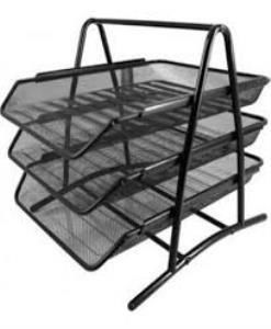 INOX EVRAK RAFI PERFORELI 3 LU SIYAH 0584