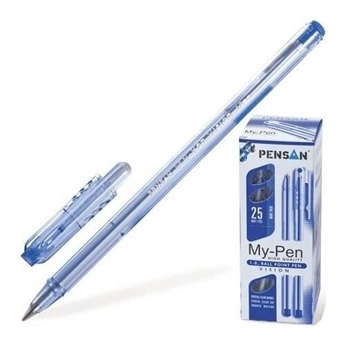PENSAN MY-PEN 1mm TUKENMEZ KALEM MAVI 25 LI (2210)