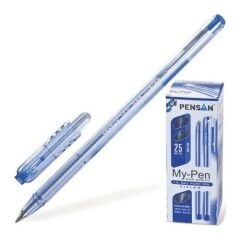 PENSAN MY-PEN 1mm TUKENMEZ KALEM MAVI 25 LI (2210)