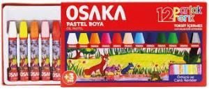 OSAKA PASTEL BOYA KARTON KUTU 12 RENK